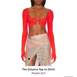 The Octavia Top in Chilli
Poster Girl